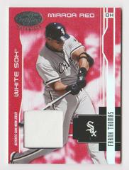 Frank Thomas [Mirror Red] #38 Baseball Cards 2003 Leaf Certified Materials Prices