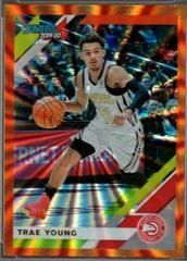 Trae Young [Orange Laser] #1 Basketball Cards 2019 Panini Donruss Prices