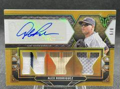 Alex Rodriguez [Gold] #TTAR-ALR1 Baseball Cards 2022 Topps Triple Threads Autograph Relic Prices