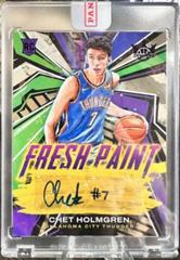 Chet Holmgren [Violet] #FP-CH Basketball Cards 2022 Panini Court Kings Fresh Paint Autographs Prices