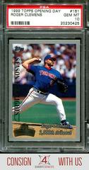 Roger Clemens Baseball Cards 1999 Topps Opening Day Prices