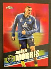 Jordan Morris [Sp Variation Red] #104 Soccer Cards 2022 Topps Chrome MLS Prices