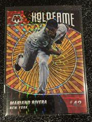 Mariano Rivera [Reactive Orange] #HF-7 Baseball Cards 2022 Panini Mosaic Holofame Prices