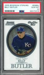 Billy Butler #BSBBU Baseball Cards 2005 Bowman Sterling Prices