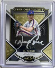David Cone [Silver Ink] #T1TA-DC Baseball Cards 2023 Topps Tier One Talent Autographs Prices