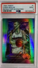 Chris Mullin [Refractor w/ Coating] #1 Basketball Cards 1994 Finest Prices