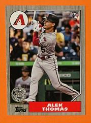 Alek Thomas [Black] Baseball Cards 2022 Topps Update 1987 Prices