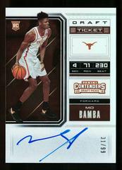 Mo Bamba [Autograph Draft Ticket] Basketball Cards 2018 Panini Contenders Draft Picks Prices