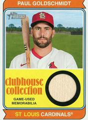 Paul Goldschmidt #CCR-PG Baseball Cards 2023 Topps Heritage Clubhouse Collection Relics Prices