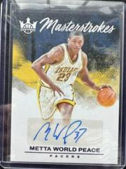 Metta World Peace [Sapphire] #37 Basketball Cards 2023 Panini Court Kings Masterstrokes Prices