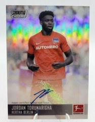 Jordan Torunarigha [Red Wave Refractor] #CAC-JT Soccer Cards 2021 Stadium Club Chrome Bundesliga Autographs Prices