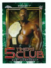 Booker T [Green Refractor] #5T-1 Wrestling Cards 2021 Topps Chrome WWE 5 Timers Club Prices