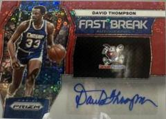 David Thompson #2 Basketball Cards 2023 Panini Prizm Fast Break Autograph Prices