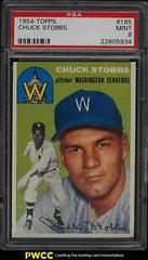 Chuck Stobbs #185 Baseball Cards 1954 Topps Prices