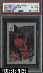 Michael Jordan #106 Basketball Cards 1998 Upper Deck International MJ Stickers Prices
