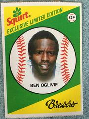 Ben Oglivie #3 Baseball Cards 1981 Squirt Prices