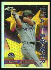 Larry Walker [Refractor] #5 Baseball Cards 1996 Topps Chrome Prices
