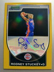Rodney Stuckey #132 Basketball Cards 2007 Bowman Chrome Prices