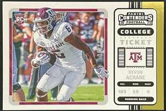 De'Von Achane [Gold] #11 Football Cards 2023 Panini Chronicles Draft Picks Contenders College Ticket Prices