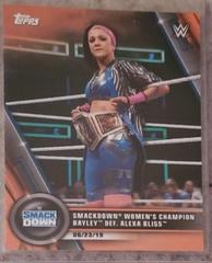 SmackDown Women's Champion Bayley def. Alexa Bliss [Orange] Wrestling Cards 2020 Topps WWE Women's Division Prices