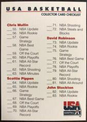 Checklist 55-110 #100 Basketball Cards 1992 Skybox USA Prices