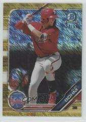 Alec Bohm [Gold Refractor] Baseball Cards 2019 Bowman Chrome Prospects Prices