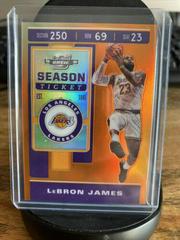 LeBron James [Orange] Basketball Cards 2019 Panini Contenders Optic Prices