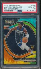 Anthony Edwards [Tie Dye Prizm] Basketball Cards 2020 Panini Select Prices