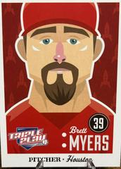 Brett Myers #31 Baseball Cards 2012 Panini Triple Play Prices