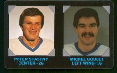 M. Goulet, P. Stastny #16 Hockey Cards 1985 7-Eleven Credit Cards Prices