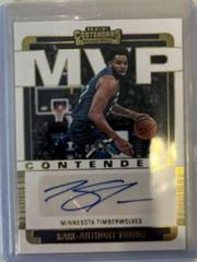 Karl Anthony Towns [Gold] #MVP-KAT Basketball Cards 2022 Panini Contenders MVP Autographs Prices