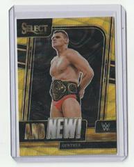 Gunther [Gold Wave] Wrestling Cards 2023 Panini Select WWE And NEW Prices