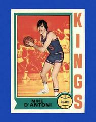 Mike D'Antoni Basketball Cards 1974 Topps Prices
