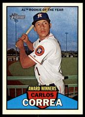 Carlos Correa #AW-5 Baseball Cards 2016 Topps Heritage Award Winners Prices