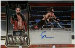 Seth 'Freakin' Rollins [Red Wave Prizm] Wrestling Cards 2022 Panini Select WWE Ringside Action Signatures Prices