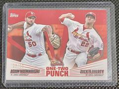 Adam Wainwright, Jack Flaherty [Red] #12P-5 Baseball Cards 2023 Topps One Two Punch Prices