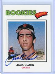 Jack Clark #152 Baseball Cards 2001 Topps Archives Autographs Prices