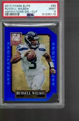 Russell Wilson [Aspirations Die Cut] #89 Football Cards 2013 Panini Elite Prices