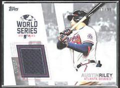 Austin Riley Baseball Cards 2022 Topps World Series Champion Relics Prices