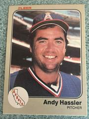 Andy Hassler #92 Baseball Cards 1983 Fleer Prices