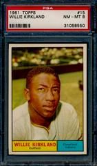 Willie Kirkland Baseball Cards 1961 Topps Prices