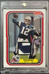 Tom Brady [Jersey Nameplate] #67 Football Cards 2004 Fleer Platinum Prices