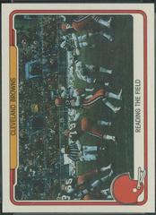 Cleveland Browns [Reading the Field] #11 Football Cards 1982 Fleer Team Action Prices