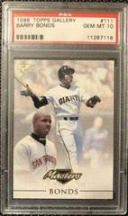 Barry Bonds [Player's Private Issue] Baseball Cards 1999 Topps Gallery Prices