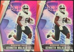 Kenneth Walker III [Red] #32 Football Cards 2022 Sage Hit Prices