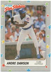 Andre Dawson Baseball Cards 1988 Fleer Star Stickers Prices