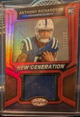 Anthony Richardson [Red] #NGJM-23 Football Cards 2023 Panini Certified New Generation Jerseys Mirror Prices