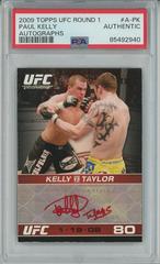 Paul Kelly [Red Ink] #APK Ufc Cards 2009 Topps UFC Round 1 Autographs Prices