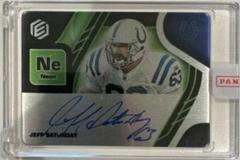Jeff Saturday [Neon] Football Cards 2021 Panini Elements Steel Signatures Prices