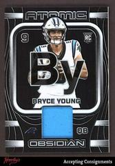 Bryce Young #4 Football Cards 2023 Panini Obsidian Atomic Material Prices